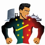 ادغام هیکل کریس رونالدو با بروسلی