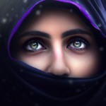دختر چادری ایرانی