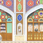 نمای مغازه دو طبقه براساس معماری سنتی ایرانی و کاشی کاری اصفهان