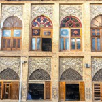 نمای مغازه دو طبقه براساس معماری سنتی ایرانی