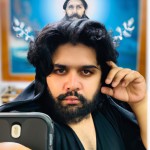 یک عکس سلفی که مولانا شاعر معروف ایرانی به همراه حافظ گرفته است، حالت عکس اساطیری باشد