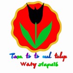 لوگوی مدرسهبا نماد شهید و  لاله می خواهم