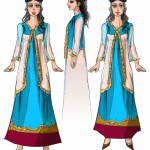 لباس زنانه با الهام از شاهنامه