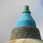 گنبد سبز رنگ گِلی