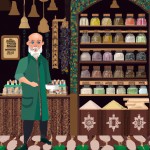عطاری و مغازه طب سنتی استاد گیاهان دارویی در مغازه ۱۵ متری