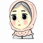 دختر کارتونی  زیبا در سن ۹ ساله و محجبه