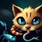 گربه ای که چشمهایش ماهی و زبانش عقرب است