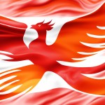 پرچم با نشان ققنوس