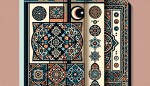 طراحی جلد کتاب درمورد زن از باستان تا مدرن از دیدگاه اسلام را به صورت زیر از این ها استفاده شود
استفاده از الگوها و نقوش اسلامی، نمادهای اسلامی، انتخاب رنگ‌های مناسب و شکل‌بندی هندسی.