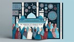 لطفاً یک طرح برای جلد کتاب آزادی زن در اسلام و تأثیر آن بر پیشرفت و ترقی جامعهبرایم بساز که با محوریت زنان چادری و مسجدالاقصی باشد. عناصر مهم اسلامی هم در آن در نظر گرفته شود