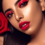 دختری یا چشمان درشت و مشکی ، مژه های بلند ، موهای مشکی ، پرپشت و لخت ، لب هایی درشت ، خوش فرم و  .... ابروانی مشکی و زیبایی دلفریب و صورتی پر