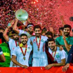 جشن شادی  بازیکنان تیم فوتبال ایران بعد از جام ملت ها 2023