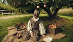 هنگامی که سیب بر کله نیوتون میخورد