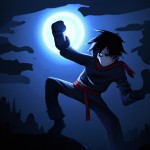 Uchiha sasuke fighting in dark