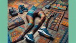 کتونی اسپورت با طرح های سنتی ایرانی