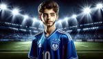 پسری که بازیکن تیم فوتبال استقلال با ریش کم