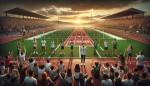 اول شدن در مسابقه ی دو و میدانی مدرسه