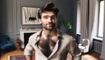 رضا پهلودی با کلی پشم زیربغل