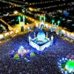 جشن دهه فجر نوجوانان در حرم حضرت معصومه در شهر قم