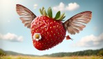 توت فرنگی بال دار