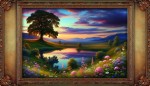 تصویر یک منظره مناسب برای قاب عکس