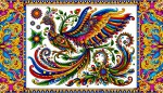پر رنگی پرنده ای به نام سیمرغ