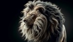 یک عکس خفن از یک شیر نر