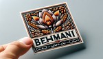 یک لوگو جذاب وساده برای پخش زعفران و برنج و مواد غذایی بهمنی
