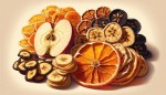 تصویر واقعی و با کیفیت از میوه خشک  سیب 
 و موز و پرتقال