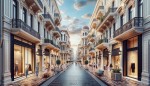 عکس در مورد راه رفتن در با کلاس ترین خیابان چالوس