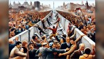 The fall of Berlin Wall in 1989.