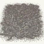 تصویر یک هزار تویه در هم تنیده که هزار راه به خروج داره