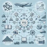 یک تصویر مناسب برای بک گراند پاور پوینت برای جلسه دفاع PHD رشته زنجیره تامین