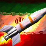 موشک زلزال با پرچم ایران