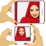 یه عکس دختر با حجاب برای پروفایل پیج اینستاگرام بساز