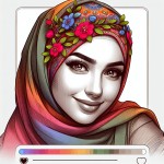 یه عکس دختر با حجاب برای پروفایل پیج اینستاگرام بساز