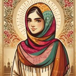 یه عکس دختر با حجاب برای پوستر بساز
