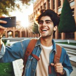 دانش آموز شاد ایرانی
