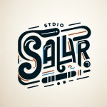 یک لوگو با اسم studio salar