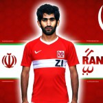 امیرعباس با لباس تیم پرسپولیس
