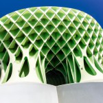 معماری یک ساختمان اهدای عضو با الهام گرفته شده از گل
