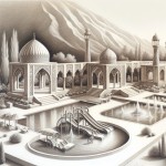 طراحی پارک کودک+معماری یزد+معماری اصفهان+ آرش کمانگیر+مفهوم آب در کویر