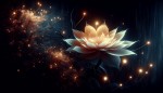 زندگی پاک و با تقوا که به صورت یک گل زیبا درخشنده در تاریکی شب درآمده باشد