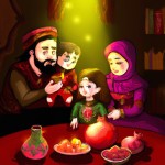 شب یلدا در کنار خانواده