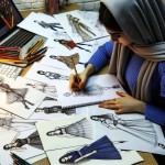 دختر دبیرستانی و فشن در سال ۱۳۸۷ شمسی در ایران