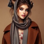 تصویر واقعی دانشگاه از  دختری ایرانی با تیپ فشن  و به اصلاح آن دوران دافی در سال ۱۳۸۶ شمسی در تهران با شال ساده و موهای  مدل ماهواره ای و خیلی فشن در زیر شال که یه کتی انداخته   و ارایش شده و  تیپ لباس های زمستانه  خیلی جذب و نشان دهنده ابراز وجود.