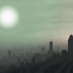 تهران را در سال ۳۰۵۰ میلادی و در زمستان به تصویر بکش و هوای الوده ی تهران رو