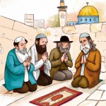 نماز خواندن مؤمنان در قدس