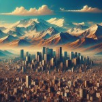 شهری که در محاصره کوه ها باشد