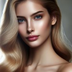 دختری با موی بلوند و دماغ عقابی